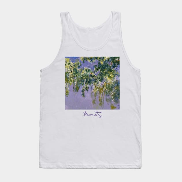 Wisteria by Claude Monet Tank Top by Naves